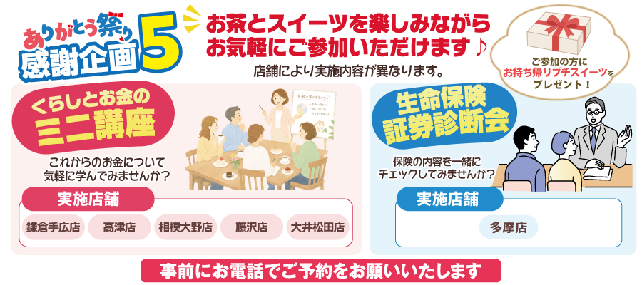 くらしとお金のミニ講座/生命保険証券診断会